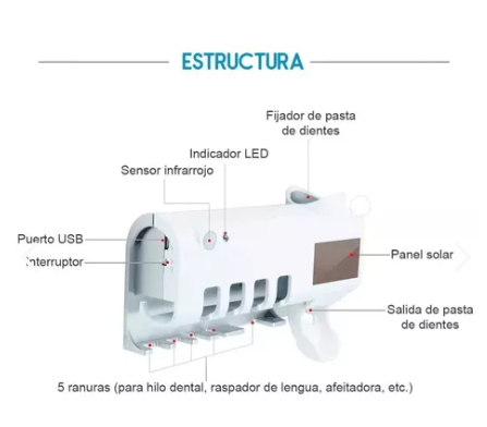 Soporte Esterilizador de cepillos