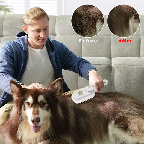 CEPILLO VAPORIZADOR PARA MASCOTAS